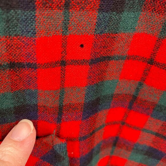 Vintage Pendleton Virgin Wool Plaid Shirt Jacket Blazer Men’s size Large - Picture 5 of 10